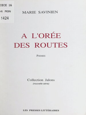 cover image of À l'orée des routes
